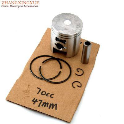 ：》{‘；； Scooter 39Mm 47Mm Piston Kit For Honda SFX Sky SH Scoopy Bali Dio X8R Camino 50Cc 70Cc Engine Parts