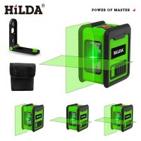 HILDA Laser Level Meter 2-Lines Cross Green Level Laser Horizontal &amp; Vertical Nivel Laser Self-Leveling лазерный уровень