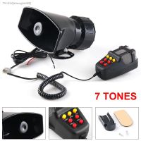 ✎☄☾ 12V 100W 120-150dB 7 Sound Car Electronic Warning Siren Motorcycle Alarm Firemen Ambulance Loudspeaker with MIC for Car