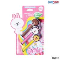 FreshTime x LINE FRIENDS น้ำหอมปรับอากาศ คลิปช่องแอร์ กลิ่น Cotton Candy หอมหวานกลิ่นลูกอม 3 ชิ้นใน 1 แพ็ค