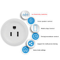 สมาร์ท WiFi เสียบอะแดปเตอร์1620A การควบคุมเสียงระยะไกล Power Monitor ซ็อกเก็ตเต้าเสียบฟังก์ชั่นจับเวลาทำงานร่วมกับ Alexa Home