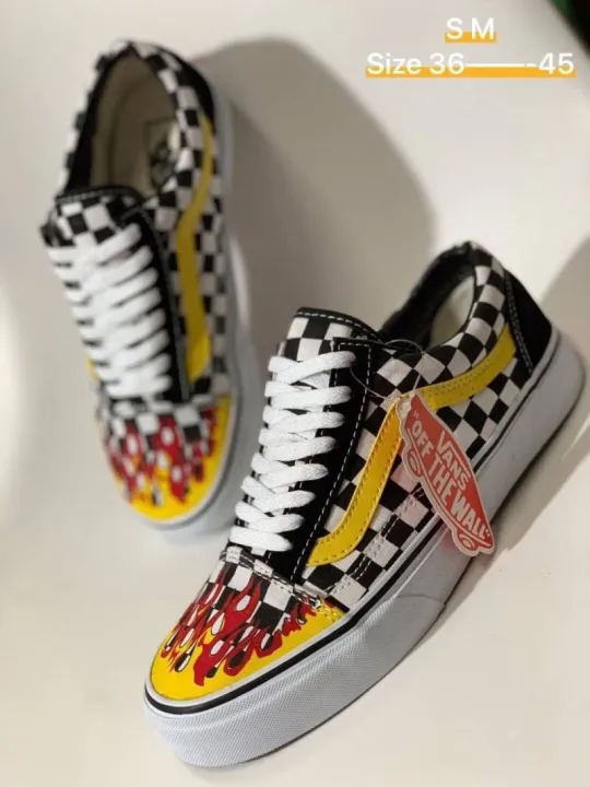 fire old skool vans