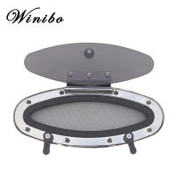 winibo Marine Stainless Steel Eye Shape Porthole With Mosquito Screen Opening Porthole Window Hatch For Marine Boat Yacht