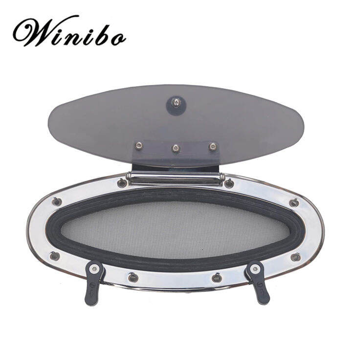 winibo Marine Stainless Steel Eye Shape Porthole With Mosquito Screen