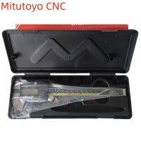 Mitutoyo เครื่องวัดเส้นผ่าศูนย์กลางดิจิทัลเครื่องวัดแคลมป์แบบดิจิตอล LCD 6In 0-150มิลลิเมตรเมตริกเครื่องมือสแตนเลสสำหรับวัดอิเล็กทรอนิกส์