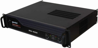 Gemini Sound XGA Series XGA-4000 2 Channel Professional A/B Bridge PA System DJ Equipment Power 4000W Watt Instant Peak Power Rack Mount Audio Amplifier For Professional/Home Speaker Set Up 20.00 x 6.00 x 16.00 inches