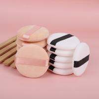 5 Pcs Facial Powder Foundation Puff Professional Round Shape Portable Soft Cosmetic Puff Makeup Foundation Sponge Beauty Tool