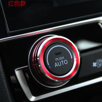 Applicable to 10 Th Generation Civic Air Conditioning Knob Circle Modification Decoration 19 New Civic Interior Design Decoration Premium Metal Sticker