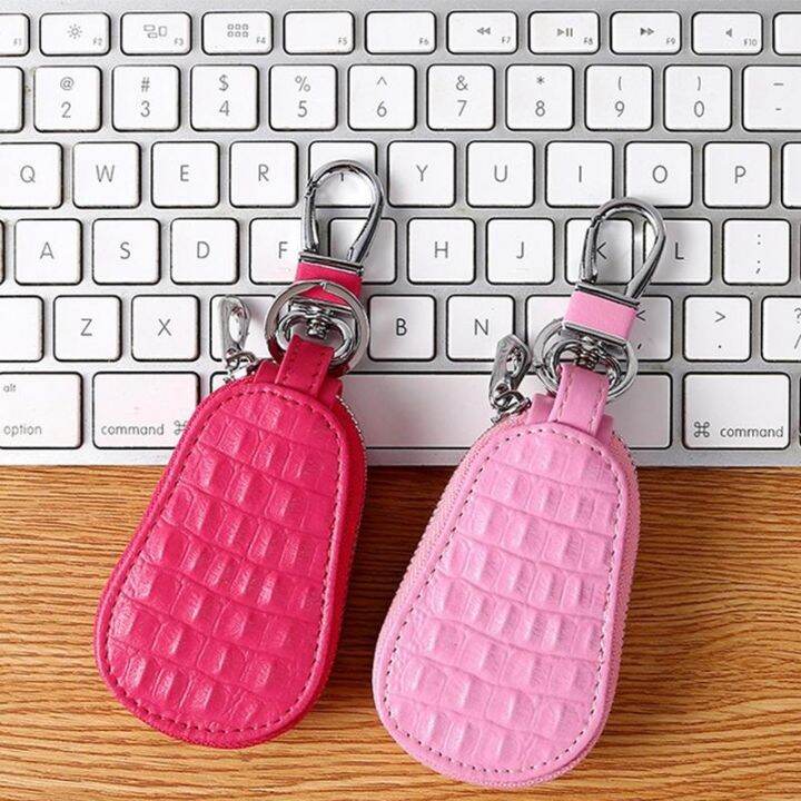 car-key-case-cover-delicate-key-sleeve-soft-auto-car-key-protector-waterproof-car-key-pouch-wallets-compact-zipper-key-bag