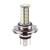 H4 3528 68-SMD LED 6500K 310-Lumen White Fog Light Bulb Headlight Car DC 12V