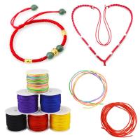 【YD】 45m/rolls 0.8mm Waxed Cotton Cord Beading Necklace Braided String Thread Jewelry Findings Making