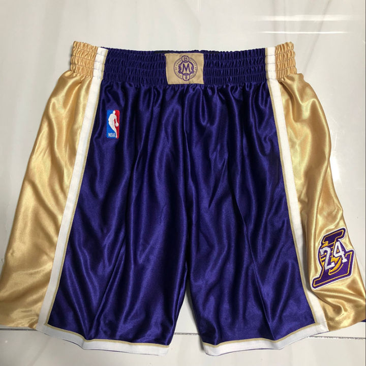 Men's Los Angeles Lakers Kobe Bryant Mitchell & Ness Gold/Purple Authentic  Reversible Jersey