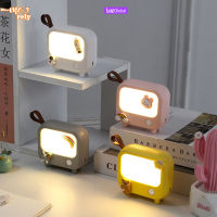 การ์ตูน Led ไฟกลางคืน2โหมดแบบพกพา Usb ชาร์จโคมไฟที่มีเชือกเส้นเล็กสำหรับห้องนอนห้องเด็ก