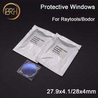 Raytoolsbodor ไฟเบอร์เลเซอร์ป้องกันเลนส์1064nm แก้ว27.9*4.128*4มม. สำหรับ Raytools Bodor ไฟเบอร์เลเซอร์เครื่องตัด