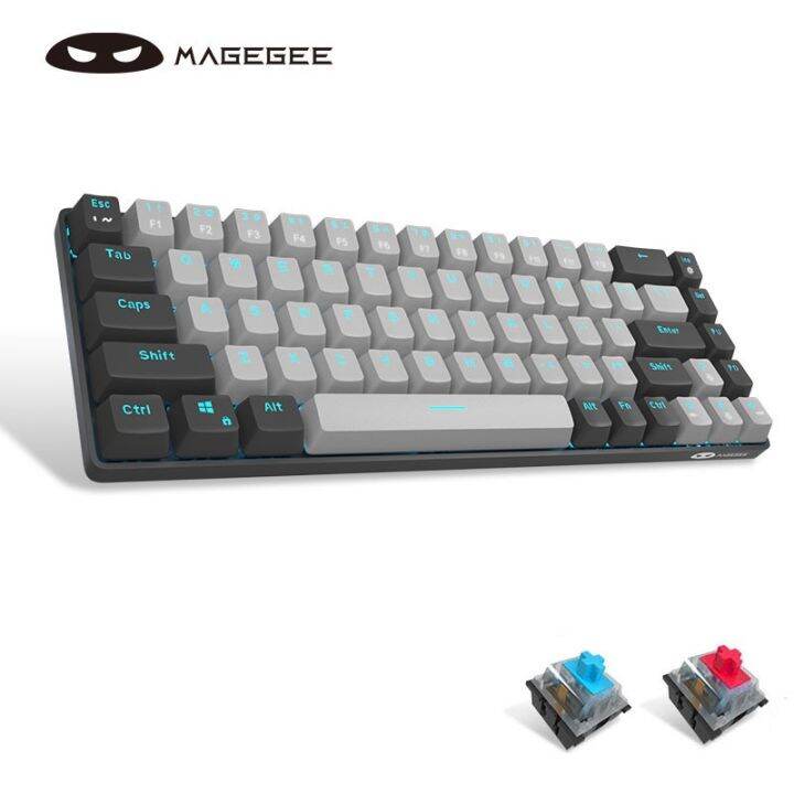 MageGee MKBox 65 Mechanical Keyboard, Wired Gaming Keyboard Blue /Red