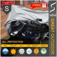 SABAI ผ้าคลุมมอเตอร์ไซค์ - รุ่น GREAT OUTDOOR - SIZE S ( SMALL BIKE / VESPA* ) ผ้าคลุมรถมอเตอร์ไซค์, ผ้าคลุมบิ๊กไบค์, Motorcycle Cover,Big Bike Cover