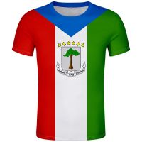 Equatorial Guinea T Shirt Diy Free Custom Name Number Gnq T-shirt Photo Clothes Print Not Fade Not Cracked Tshirt Jersey Casual