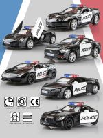 [AhQ ornaments] 5นิ้วรถตำรวจ Series RMZ City 1:36รถ R8 Mustang Chevrolet Diecasts ของเล่นยานพาหนะประณีตรุ่นของขวัญเด็ก