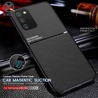 XICCI เคสโทรศัพท์แม่เหล็กกันลายนิ้วมือ,เคสฝาปิด TPU นิ่มสำหรับ Samsung A03S