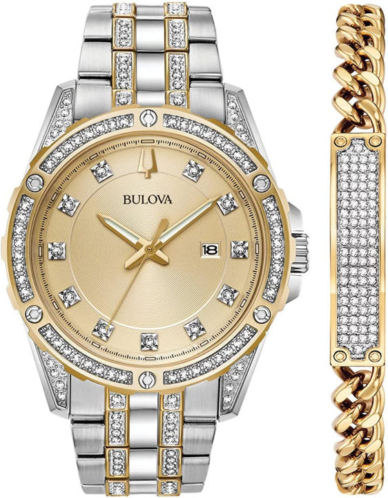 bulova-mens-watch-silver-tone-gold-tone