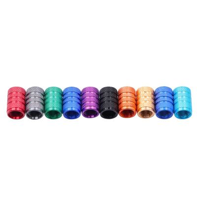 【JH】4Pcs/Set Car Tire Valve Stems Cap Knurling Style Tire Valve Cap Stainless steel Tire Wheel Stem Air Valve Cap Auto Accessories