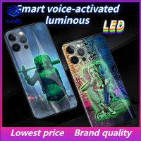 MG TIKTOK Explosive Call แก้ว LED สำหรับเคสโทรศัพท์ซัมซุง S21ULTRA S21Plus S22Plus S22ULTRA S20PLUS A12 A72 A71 A52 A51 A21S A32 NOTE10 10บวก NOTE20ultra A53เบสบอล A73เด็กผู้หญิงเทรนด์