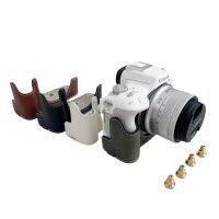 เคส PU แบบครึ่งตัวเครื่องป้องกันฐาน W8h6 R50สำหรับ Canon EOS R50กล้องถ่ายรูปฝาครอบและกระเป๋า