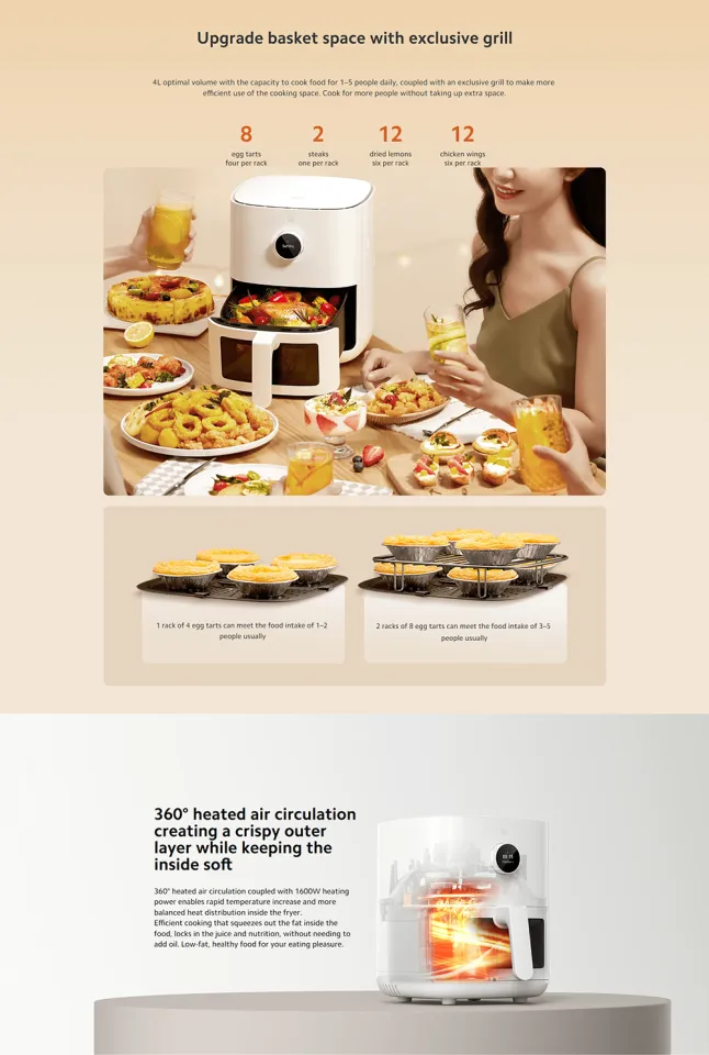 Xiaomi Smart Air Fryer for 4-5 People