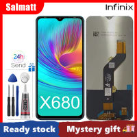 Salmatt หน้าจอ LCD ขนาด9นิ้ว LCD ทดสอบแล้ว X680สำหรับ Infinix หน้าจอแสดงผลสัมผัสทำให้เป็นดิจิทัลประกอบสำหรับ Infinix X680