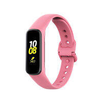 สร้อยข้อมือมาใหม่ล่าสุดซิลิโคนนิ่มสไตล์สปอร์ตที่เป็นทางการสำหรับ Samsung Galaxy Fit 2 SM-R220สายรัดข้อมืออะไหล่สมาร์ทวอท์ช