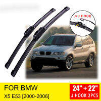 สำหรับ BMW X5 E53 2000 2001 2002 2003 2004 2005 2006ด้านหน้าใบปัดน้ำฝนแปรงอุปกรณ์ตัด U J ตะขอ