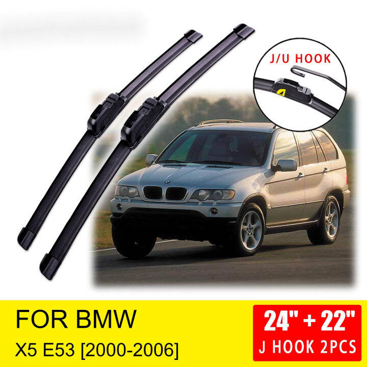 Lưỡi Gạt Nước Phía Trước Cho Bmw X5 E53 2000 2001 2002 2003 2004 2005 2006  Phụ Kiện Máy Cắt Móc U J | Lazada.Vn