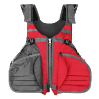 Fishing Life Jacket Vest Adjustable Breathable Sailing Kayaking Boating Buoyancy Life Jacket Waistcoat