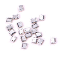 DENG 20Pcs Micro USB ประเภท B หญิง5ขาบัดกรี SMD