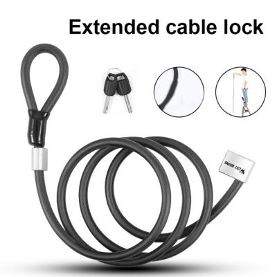 【CW】 Cable Lock Extra Thicken Texture Anti Theft for Outdoor