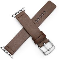 “：{+ Genuine Leather For  Watch Band 45Mm 44Mm 40Mm 41Mm 38Mm 42Mm Watch Strap For Iwatch Series 7 6 SE 5 Bracelet Wristband