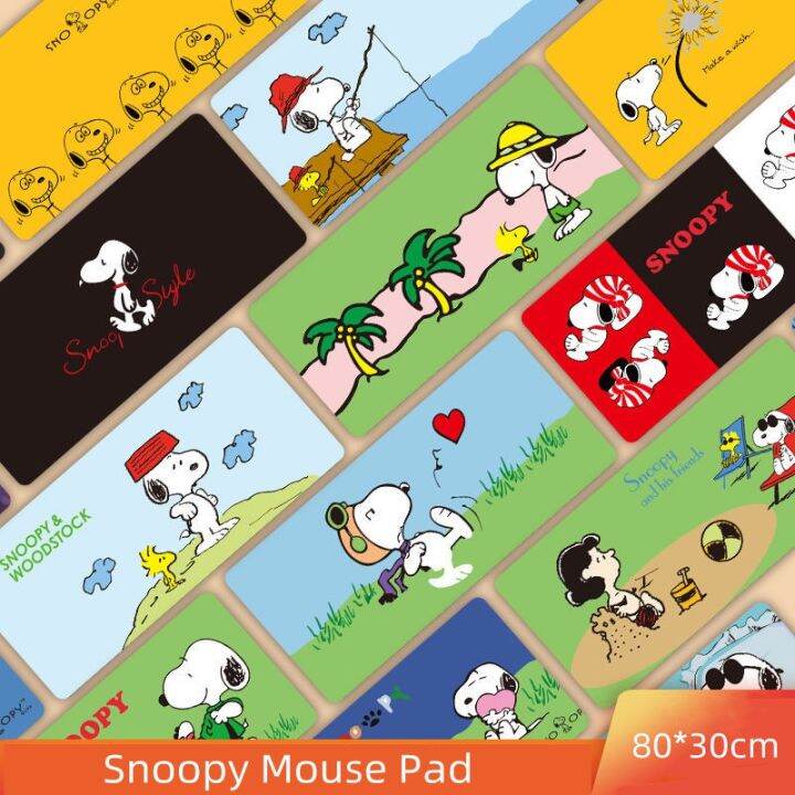 Snoopy Mouse Pad Oversized Game Anime Creative Desk Keyboard Lazada PH