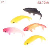 SIYI?Gift?Cheap? 5pcs dollhouse Miniature Fish carp ตุ๊กตาบ้านเครื่องประดับของเล่นสำหรับตุ๊กตา