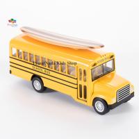 ProudNada Toys ของเล่นเด็กรถเหล็กโมเดลรถโรงเรียน SCHOOL BUS 1:38 KS5107