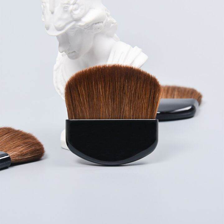 highlighter-brush-blush-shader-brush-mini-loose-powder-portable-flat-brush-makeup-tools-thin-natural-horsehair-make-up-tool-makeup-brushes-sets