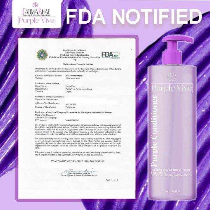 NEW & IMPROVED Purple Vive Shampoo and Conditioner VIOLETTE VIBE by