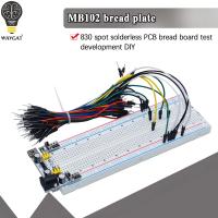 MB-102ใหม่เบรดบอร์ด MB102 400 830จุดบัดกรี PCB ทดสอบบอร์ดขนมปังพัฒนา DIY สำหรับ SYB-830ห้องปฏิบัติการ Arduino