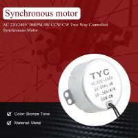 AC 220/240V 30RPM 4W CCW/CW Two Way Controlled Synchronous Motor