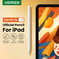 UGREEN ปากกาสไตลัส Stylus ปากกาไอแพด สำหรับ iPad Apple ดินสอ Active ปากกา Stylus สำหรับ iPad Pro 2021/2020สำหรับ iPad Air3/4, อุปกรณ์เสริมสำหรับ iPad ปากกาสัมผัส Model:90915