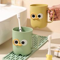 Lovely Toothbrush Cup for Kids Creative Cartoon Cute Mouthwash Cup Plastic PP Brushing Cup Boys Girls Anti-fall Washing Cup