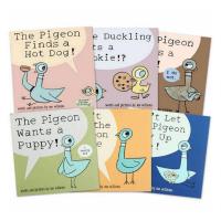 The pigeon pigeon Series 6 volumes Mo Willems early childhood education picture books enlightenment childrens books caddick award emotional quotient cultivation safety education English original books