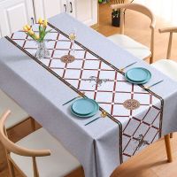 [COD] Benzhi Chinese Classical Tablecloth Waterproof Oil-proof Anti-scald Table