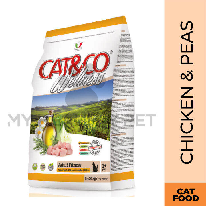 Cat & Co Wellness ADULT fitness Chicken and Peas Premium Healthy Cat