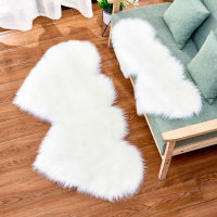 Fluffy Rug Fur Cars For Living Room Home Decor Bedroom Kid Room Floor A Peach Heart Mat Decoration Salon Thicker Pile Rug