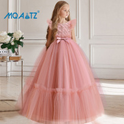 MQATZ Đầm Tay Bồng Vải Tuyn Công Chúa Cho Bé Gái Tuổi Teen Đầm Dự Tiệc